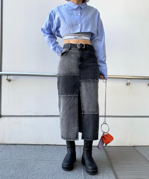 WHO'S WHO gallery（フーズフーギャラリー）の「【SLOPPY/スロッピー】フィットタンク（タンクトップ・レディース・アッシュグレー/ブラック/オフホワイト・FREE）」の9枚目の写真