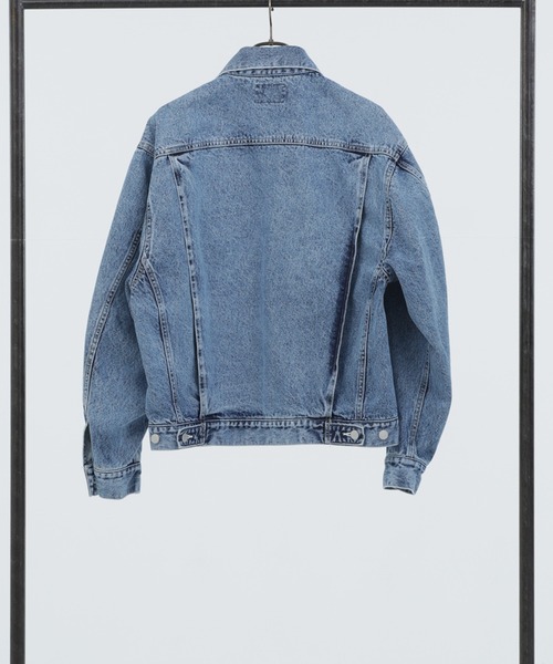 Iroquois（イロコイ）の「IROQUOIS イロコイ / OPEN-END DENIM JK セットアップオープンエンドデニムジャケット ビッグシルエットGジャン / 578203（デニムジャケット・メンズ・ライトインディゴブルー/ケミカルウォッシュ・1/2）」の14枚目の写真