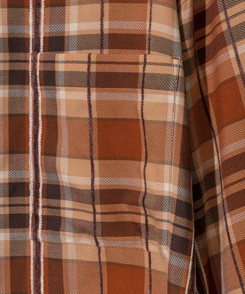 MAISON SPECIAL(メゾンスペシャル)の「《ユニセックスアイテム》モールチェックプライムオーバーシャツコート【MAISON SPECIAL/メゾンスペシャル】(シャツ/ブラウス・メンズ・ブラウン/イエロー/ブルー・1/2/0)」の20枚目の写真