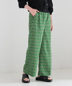 ジャガードチェックツイードニットパンツ【MAISON SPECIAL/メゾン