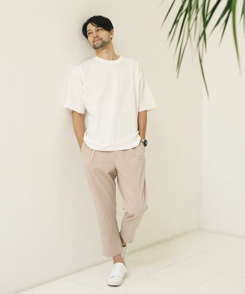 BAYFLOW（ベイフロー）の「【接触冷感】UMWクールストレッチテーパードパンツ（その他パンツ・メンズ・ブラック/ベージュ/ネイビー・MEDIUM/LARGE）」の12枚目の写真