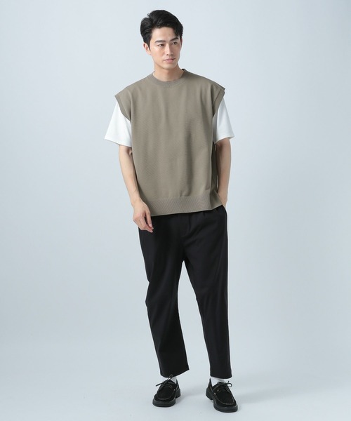 BAYFLOW（ベイフロー）の「【接触冷感】UMWクールストレッチテーパードパンツ（その他パンツ・メンズ・ブラック/ベージュ/ネイビー・MEDIUM/LARGE）」の8枚目の写真