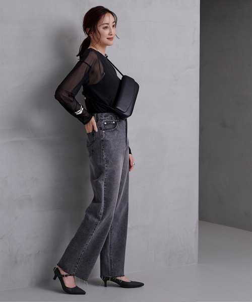 UR'S（ユアーズ）の「メリージェーンミュールサンダル（サンダル・レディース・ブラック/グレイッシュベージュ/ブラック系その他/ベージュ系その他・LL/S/M/L）」の6枚目の写真