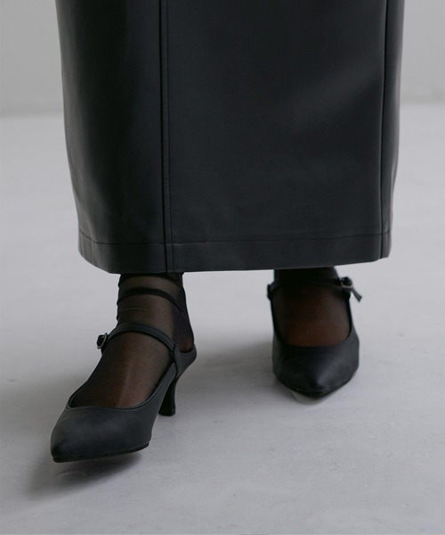 UR'S（ユアーズ）の「メリージェーンミュールサンダル（サンダル・レディース・ブラック/グレイッシュベージュ/ブラック系その他/ベージュ系その他・LL/S/M/L）」の11枚目の写真