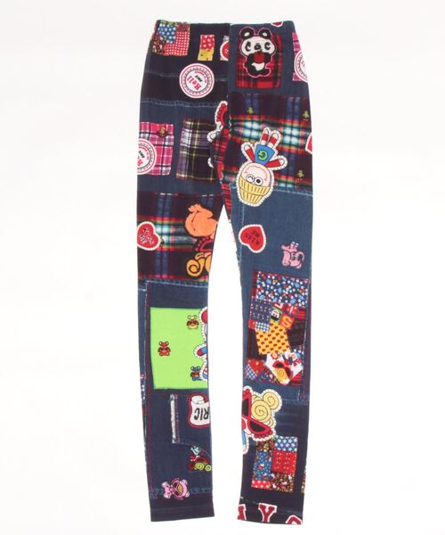 FUNNY PATCHWORK総柄 Viscotex レギンス