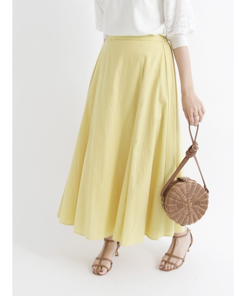 Te chichi(テチチ)の「ドット/無地マーメイドスカート(スカート・レディース・ブラック/オフホワイト/カーキ/イエロー・フリ-)」の4枚目の写真