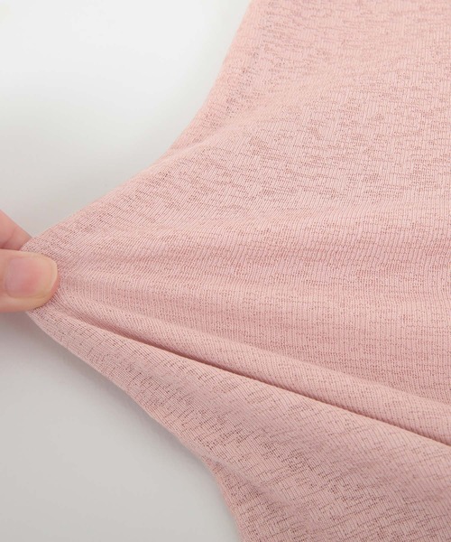 titivate(ティティベイト)の「シアークルーネックカットソー(Tシャツ/カットソー・レディース・アイボリー/ブラック/ピンク/ライトブラウン・L/M/S)」の17枚目の写真