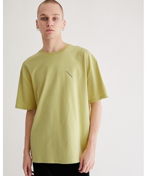 Saturdays NYC(サタデーズ ニューヨークシティ )の「Overlapped Saturation Relaxed SS Tee(Tシャツ/カットソー・メンズ・ミント/ネイビー・M/S/XL/L/X-SMALL)」の3枚目の写真