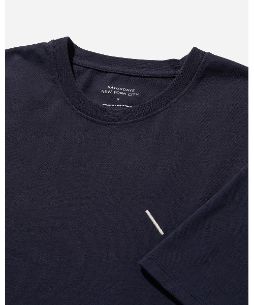 Saturdays NYC(サタデーズ ニューヨークシティ )の「Overlapped Saturation Relaxed SS Tee(Tシャツ/カットソー・メンズ・ミント/ネイビー・M/S/XL/L/X-SMALL)」の11枚目の写真
