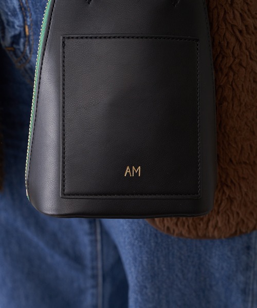 BIRTHDAY BAR（バースデイバー）の「アーチリング ミニショルダー ｜バイカラー ポーチつき（ショルダーバッグ・レディース・ブラック/ブラウン/アイボリー・フリー）」の15枚目の写真