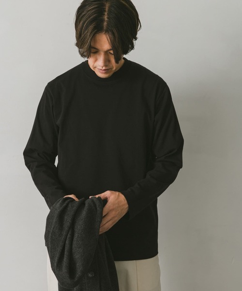 URBAN RESEARCH DOORS(アーバンリサーチドアーズ)の「USAコットンベーシックロングスリーブTシャツ(Tシャツ/カットソー・メンズ・ホワイト/ブラック/オレンジ/ブルー・MEDIUM/LARGE)」の17枚目の写真