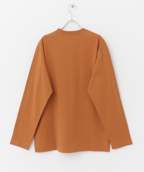 URBAN RESEARCH DOORS(アーバンリサーチドアーズ)の「USAコットンベーシックロングスリーブTシャツ(Tシャツ/カットソー・メンズ・ホワイト/ブラック/オレンジ/ブルー・MEDIUM/LARGE)」の20枚目の写真