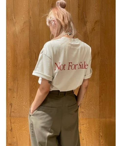 THROW by SLY（スローバイスライ）の「AOR x THROW LOGO T/SH エーオーアール スロー ロゴTシャツ（Tシャツ/カットソー・レディース・ホワイト/ブラック/バーガンディー・FREE）」の19枚目の写真