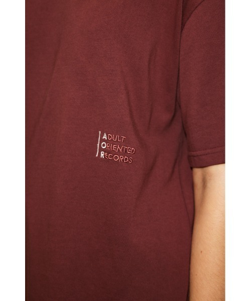 THROW by SLY（スローバイスライ）の「AOR x THROW LOGO T/SH エーオーアール スロー ロゴTシャツ（Tシャツ/カットソー・レディース・ホワイト/ブラック/バーガンディー・FREE）」の8枚目の写真