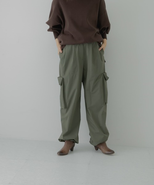LAATO(ラート)の「POCKET WORK PANTS(その他パンツ・レディース・ベージュ/カーキ/ブラック/チャコールグレー・FREE)」の6枚目の写真