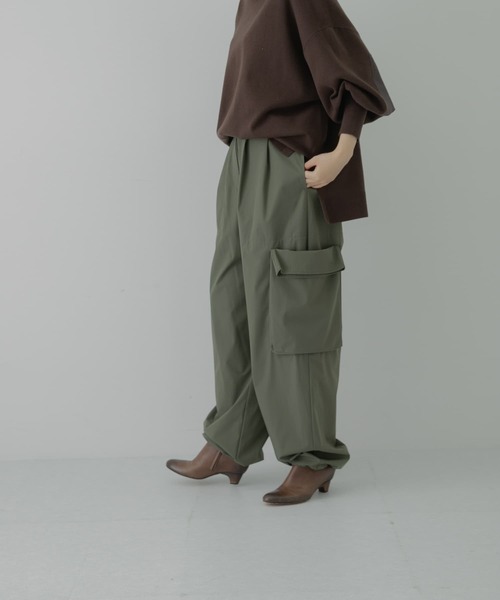 LAATO(ラート)の「POCKET WORK PANTS(その他パンツ・レディース・ベージュ/カーキ/ブラック/チャコールグレー・FREE)」の7枚目の写真