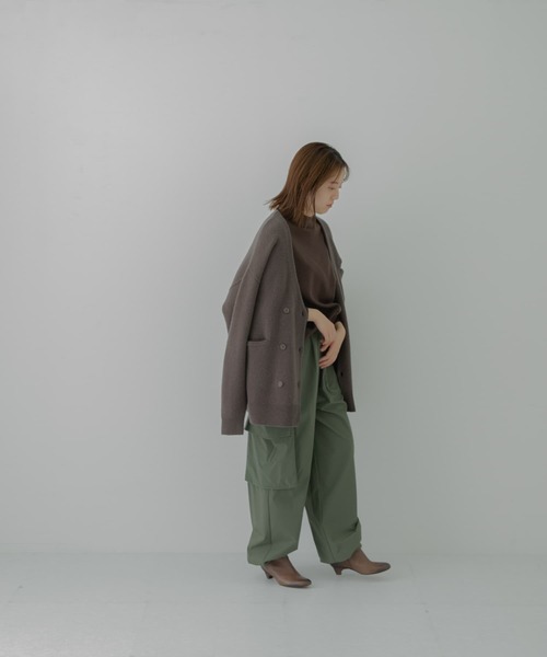 LAATO(ラート)の「POCKET WORK PANTS(その他パンツ・レディース・ベージュ/カーキ/ブラック/チャコールグレー・FREE)」の11枚目の写真