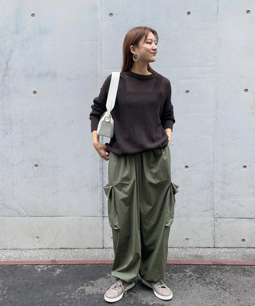 LAATO(ラート)の「POCKET WORK PANTS(その他パンツ・レディース・ベージュ/カーキ/ブラック/チャコールグレー・FREE)」の12枚目の写真