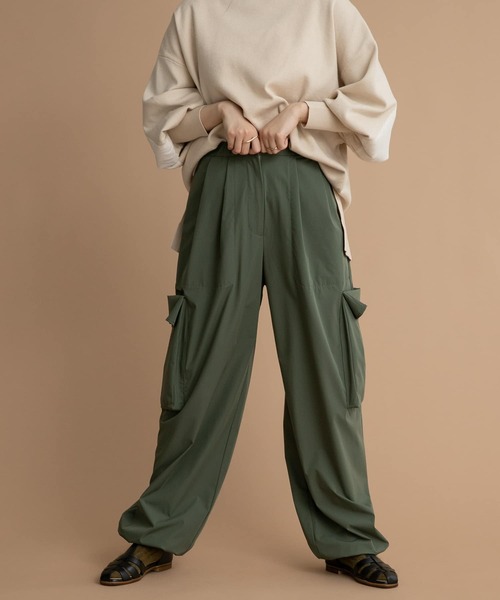 LAATO(ラート)の「POCKET WORK PANTS(その他パンツ・レディース・ベージュ/カーキ/ブラック/チャコールグレー・FREE)」の14枚目の写真