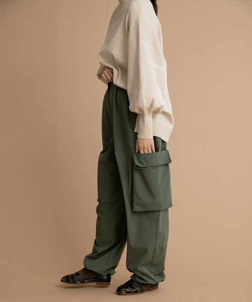 LAATO(ラート)の「POCKET WORK PANTS(その他パンツ・レディース・ベージュ/カーキ/ブラック/チャコールグレー・FREE)」の18枚目の写真