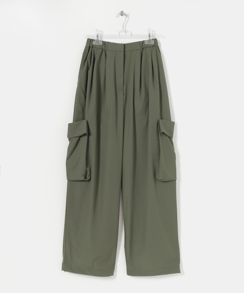 LAATO(ラート)の「POCKET WORK PANTS(その他パンツ・レディース・ベージュ/カーキ/ブラック/チャコールグレー・FREE)」の4枚目の写真
