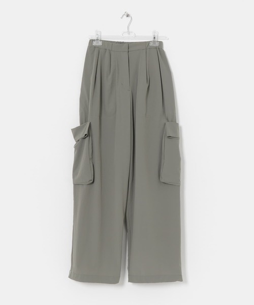LAATO(ラート)の「POCKET WORK PANTS(その他パンツ・レディース・ベージュ/カーキ/ブラック/チャコールグレー・FREE)」の3枚目の写真