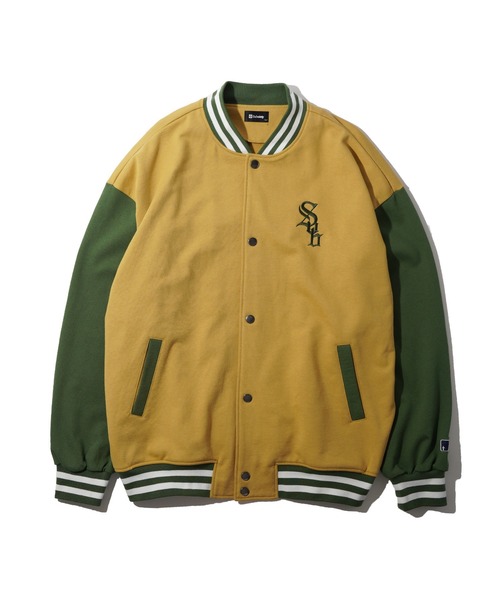 SUBCIETY STADIUM JKT-BABYLON- スタジャン Subciety（サブサエティ）の「SWEAT STADIUM JKT（スタジャン