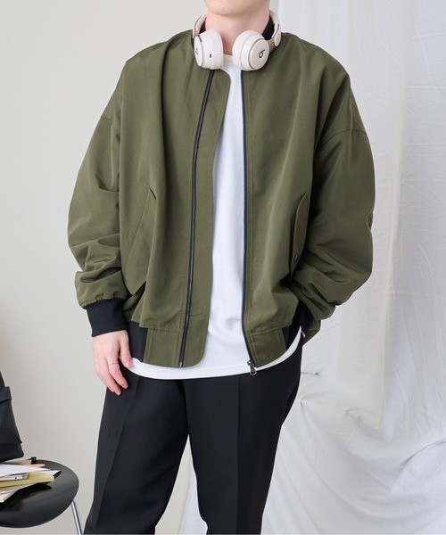 COLONY 2139（コロニートゥーワンスリーナイン）の「BIG MA-1（MA-1・メンズ・ブラック/モスグリーン/グレイッシュベージュ・MEDIUM/LARGE）」の7枚目の写真