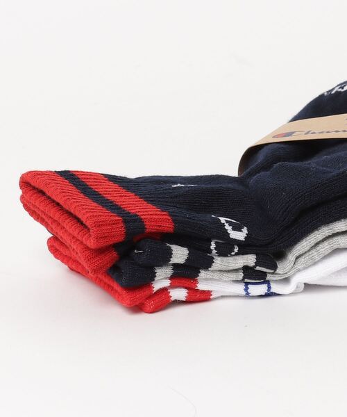 Champion(チャンピオン)の「【Champion/チャンピオン】メンズ 【3足組】クォーターレングスソックス(ソックス/靴下・メンズ・その他・MEDIUM/SMALL)」の2枚目の写真
