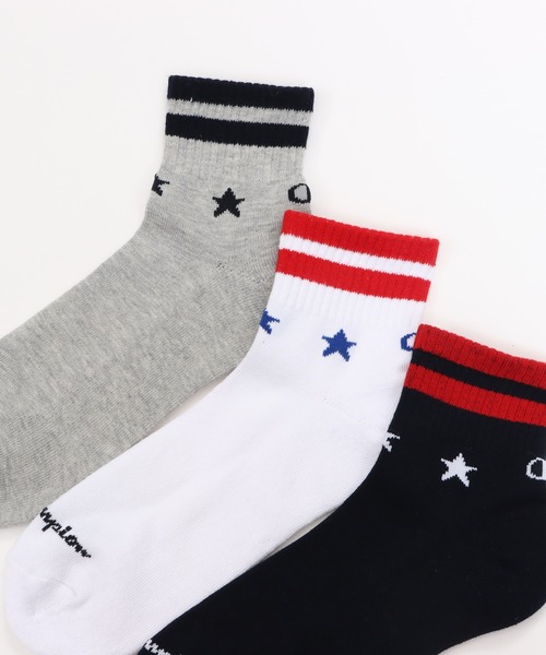 Champion(チャンピオン)の「【Champion/チャンピオン】メンズ 【3足組】クォーターレングスソックス(ソックス/靴下・メンズ・その他・MEDIUM/SMALL)」の4枚目の写真