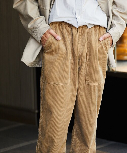 GUNG HO(ガンホー)の「GUNG HO/ガンホー 別注 ファティーグ コーデュロイパンツ(その他パンツ・メンズ・ベージュ/モスグリーン/ブラック/ブラウン・SMALL/LARGE/MEDIUM)」の8枚目の写真