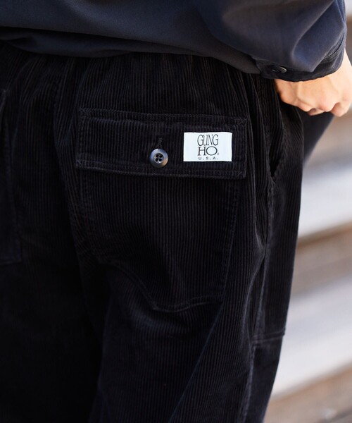 GUNG HO(ガンホー)の「GUNG HO/ガンホー 別注 ファティーグ コーデュロイパンツ(その他パンツ・メンズ・ベージュ/モスグリーン/ブラック/ブラウン・SMALL/LARGE/MEDIUM)」の18枚目の写真