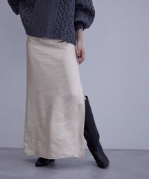 スリットサテンマーメイドスカート