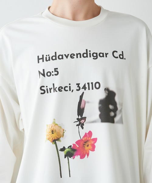 Lui's（ルイス）の「プレミアムスビンロマンスプリントスウェットロンT（スウェット・メンズ・ホワイト/ブラック/ブラウン・FREE）」の22枚目の写真