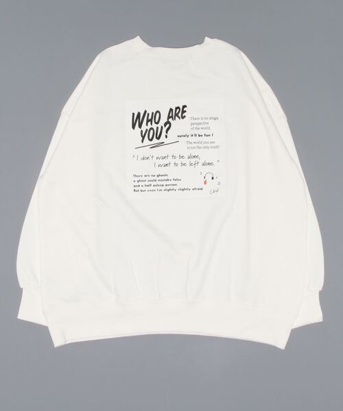 ★英国発*WEEKDAY*新作*FADED SPRAY スウェット/GR★ Weekday Liam oversized sweatshirt with faded graphic print