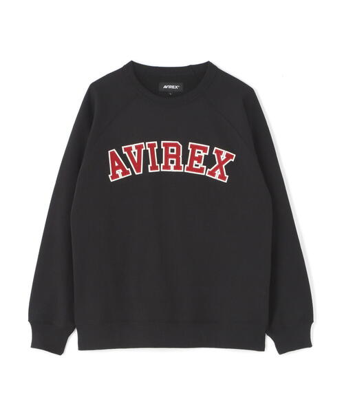 AVIREX（アヴィレックス）の「CREW SWEAT LOGO PATCH / クルー スウェット ロゴ パッチ / AVIREX / アヴィレックス / カレッジ（スウェット・メンズ・ホワイト/ブラック/ネイビー/ダークグリーン系・M/L/2XL/XL）」の10枚目の写真