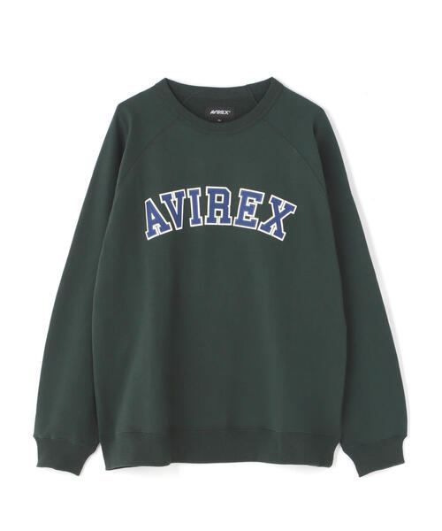 AVIREX（アヴィレックス）の「CREW SWEAT LOGO PATCH / クルー スウェット ロゴ パッチ / AVIREX / アヴィレックス / カレッジ（スウェット・メンズ・ホワイト/ブラック/ネイビー/ダークグリーン系・M/L/2XL/XL）」の20枚目の写真
