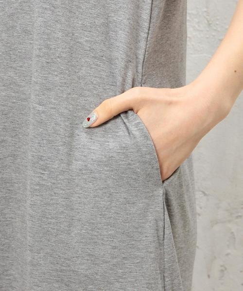 green label relaxing（グリーンレーベルリラクシング）の「GC  リヨセルC マキシワンピース◆（ワンピース・レディース・ブラック/ライトグレー/オリーブ/ロイヤルブルー・36/38）」の14枚目の写真