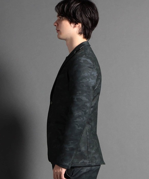 MONSIEUR NICOLE（ムッシュニコル）の「ダウンファブリック セットアップジャケット（ダウンジャケット/コート・メンズ・チャコールグレー/グレイッシュブルー・SMALL/MEDIUM/LARGE/X-LARGE）」の15枚目の写真