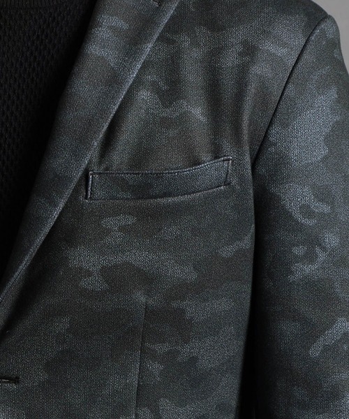 MONSIEUR NICOLE（ムッシュニコル）の「ダウンファブリック セットアップジャケット（ダウンジャケット/コート・メンズ・チャコールグレー/グレイッシュブルー・SMALL/MEDIUM/LARGE/X-LARGE）」の10枚目の写真