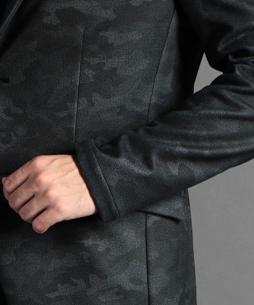 MONSIEUR NICOLE（ムッシュニコル）の「ダウンファブリック セットアップジャケット（ダウンジャケット/コート・メンズ・チャコールグレー/グレイッシュブルー・SMALL/MEDIUM/LARGE/X-LARGE）」の13枚目の写真