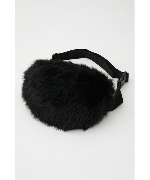RODEO CROWNS WIDE BOWL（ロデオクラウンズワイドボウル）の「FAUX FUR WAIST BAG（ボディバッグ/ウエストポーチ・レディース・オレンジ/ブラック/ターコイズブルー・FREE）」の4枚目の写真