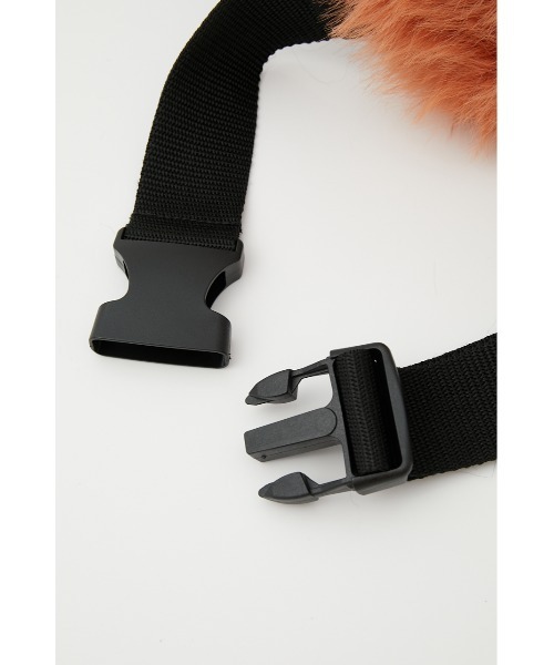RODEO CROWNS WIDE BOWL（ロデオクラウンズワイドボウル）の「FAUX FUR WAIST BAG（ボディバッグ/ウエストポーチ・レディース・オレンジ/ブラック/ターコイズブルー・FREE）」の14枚目の写真