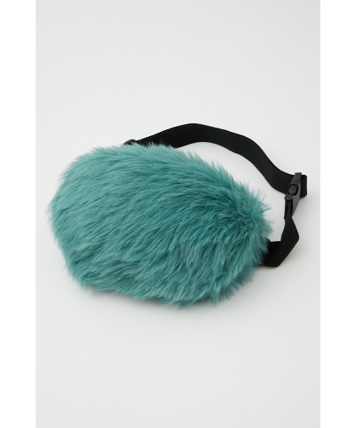 RODEO CROWNS WIDE BOWL（ロデオクラウンズワイドボウル）の「FAUX FUR WAIST BAG（ボディバッグ/ウエストポーチ・レディース・オレンジ/ブラック/ターコイズブルー・FREE）」の17枚目の写真