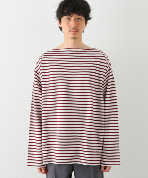 LENO(リノ)の「【LENO / リノ】BASQUE SHIRT(Tシャツ/カットソー・メンズ・ボルドー・MEDIUM/SMALL)」の3枚目の写真
