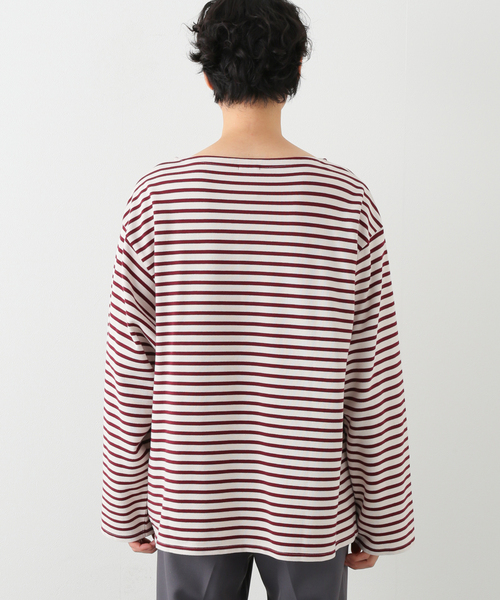 LENO(リノ)の「【LENO / リノ】BASQUE SHIRT(Tシャツ/カットソー・メンズ・ボルドー・MEDIUM/SMALL)」の5枚目の写真