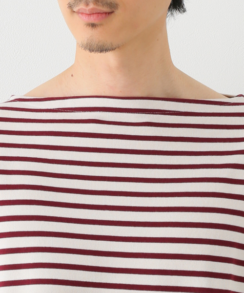 LENO(リノ)の「【LENO / リノ】BASQUE SHIRT(Tシャツ/カットソー・メンズ・ボルドー・MEDIUM/SMALL)」の6枚目の写真