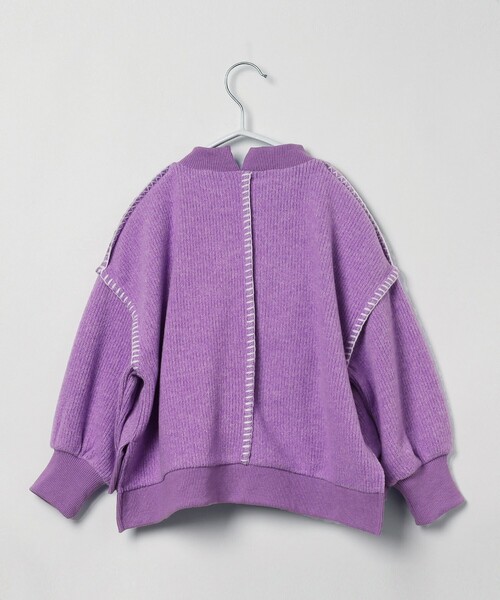 THE SHOP TK （ザ ショップ ティーケー ）の「【110-150】【洗濯機で洗える！】ハンドステッチ風ニットソー（ニット/セーター・キッズ・ライトパープル/ライトベージュ/ブルー・11/12/13/14/15 ）」の14枚目の写真
