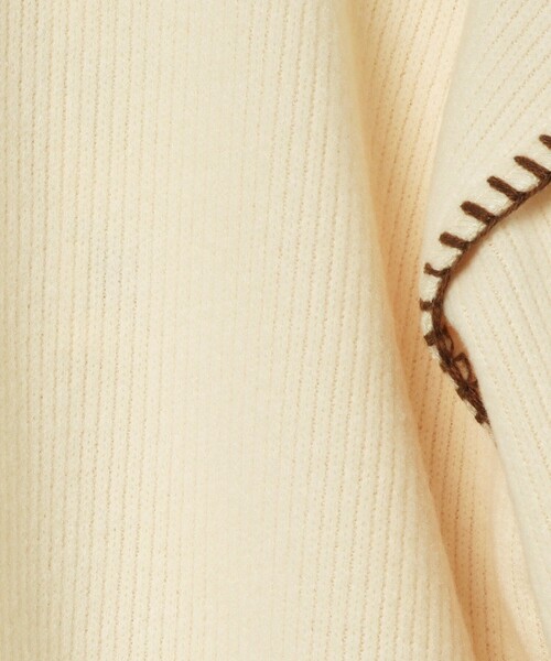 THE SHOP TK （ザ ショップ ティーケー ）の「【110-150】【洗濯機で洗える！】ハンドステッチ風ニットソー（ニット/セーター・キッズ・ライトパープル/ライトベージュ/ブルー・11/12/13/14/15 ）」の18枚目の写真