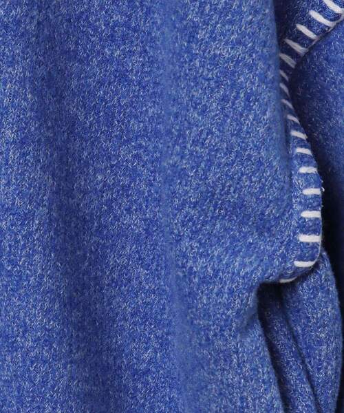 THE SHOP TK （ザ ショップ ティーケー ）の「【110-150】【洗濯機で洗える！】ハンドステッチ風ニットソー（ニット/セーター・キッズ・ライトパープル/ライトベージュ/ブルー・11/12/13/14/15 ）」の5枚目の写真